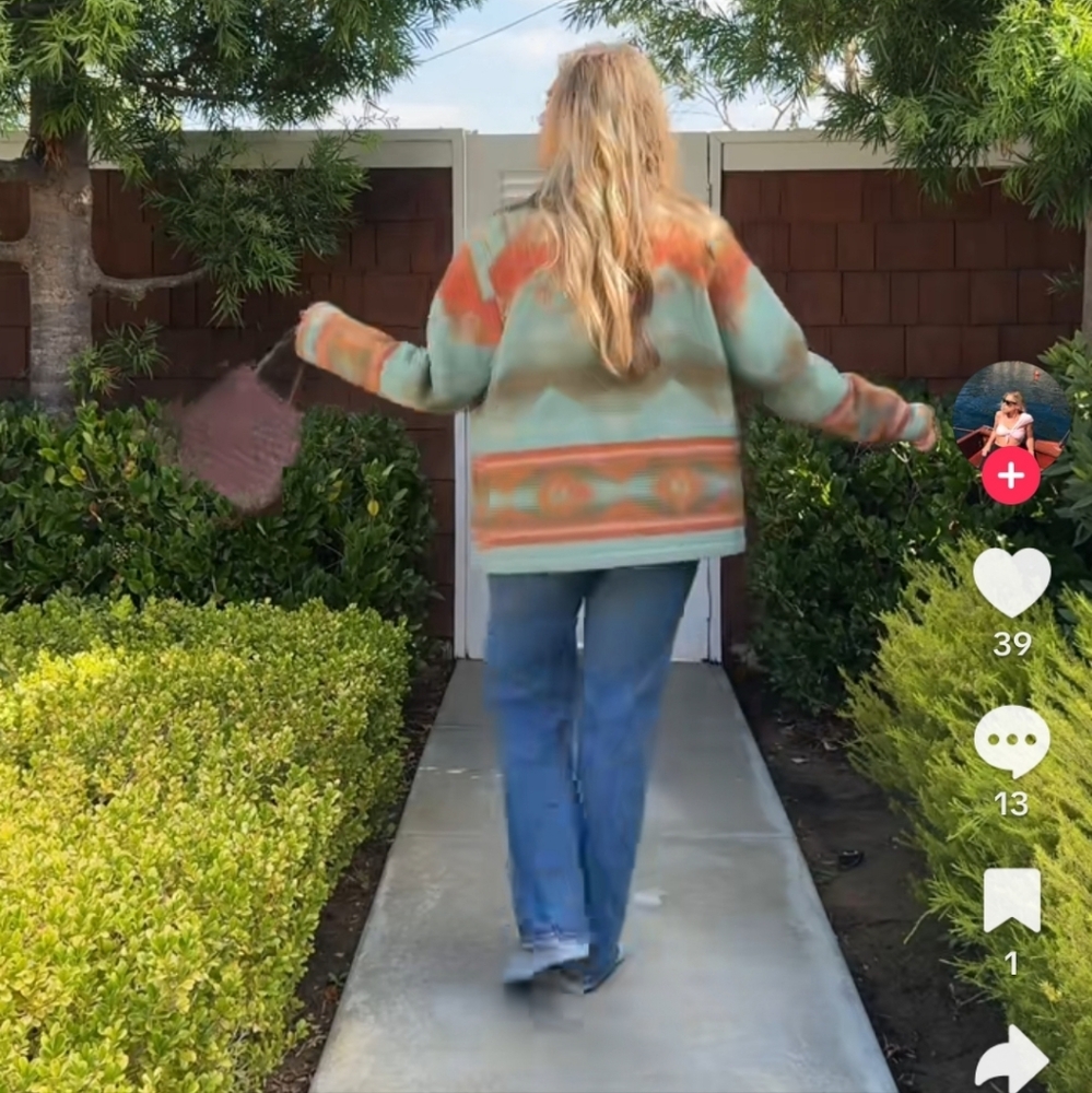 VTG Pendleton Aztec Blanket Jacket - Picture 14 of 16